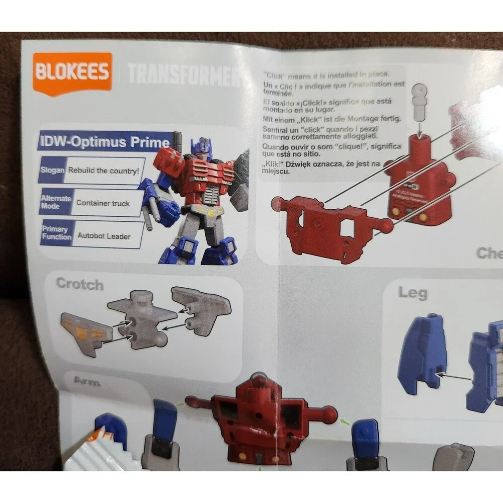 9 BLOKEES TRANSFORMERS GALAXY VERSION 06 8 Unassembled  1 Sunstreaker Assembled